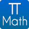 math game app icon.