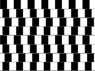 Crazy line trick illusion